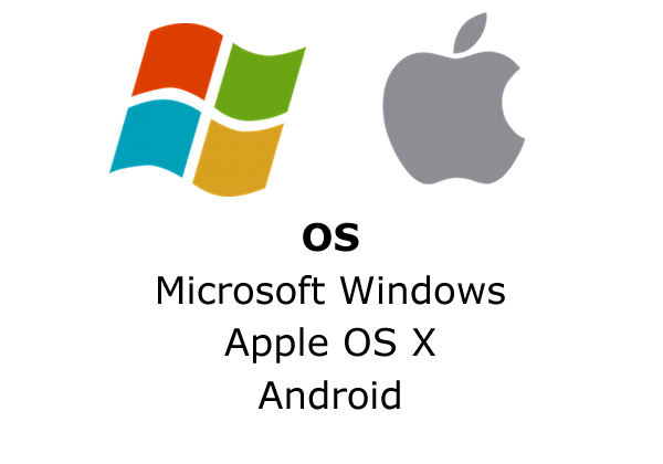 OS: Microsoft Windows, Apple OS X, Android